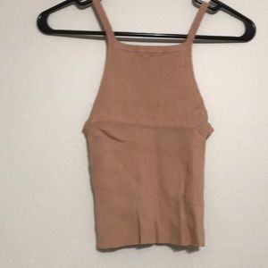 brandy melville ribbed crop top